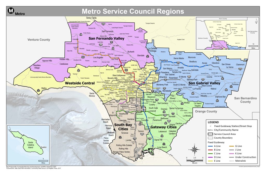 Map displaying all Local Service Councils areas.
