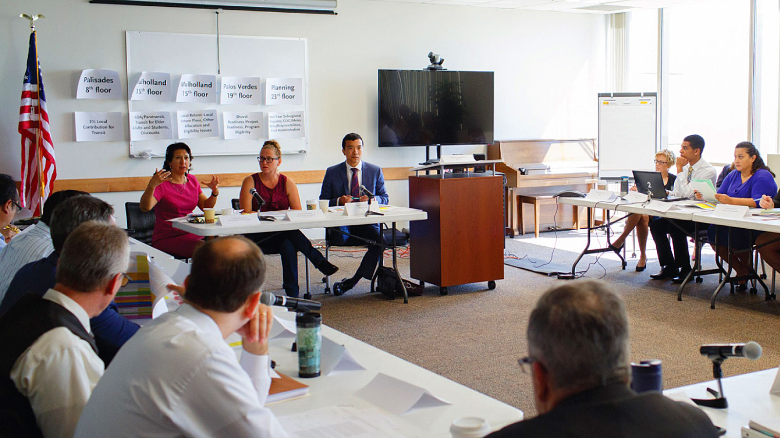 Group of people at Metro Policy Advisory Council Meeting