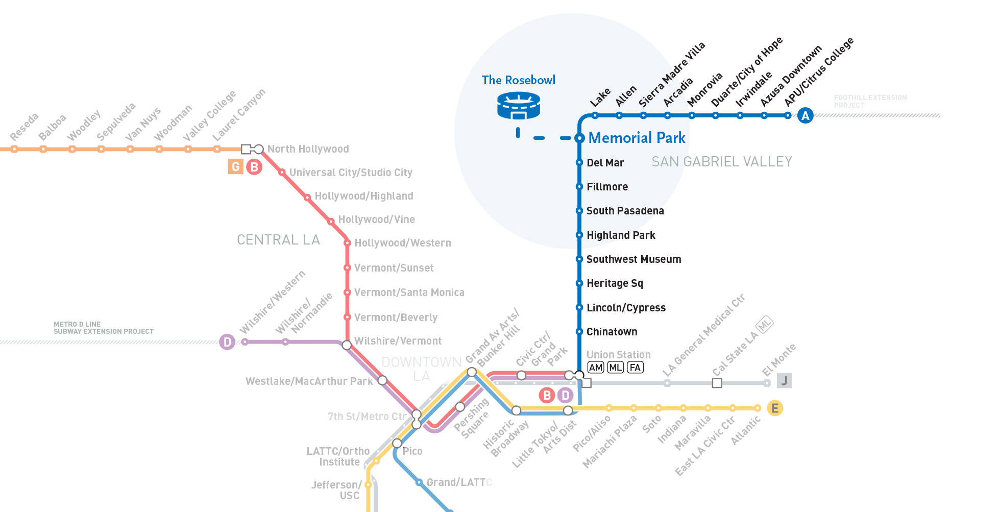 Metro Rail Map