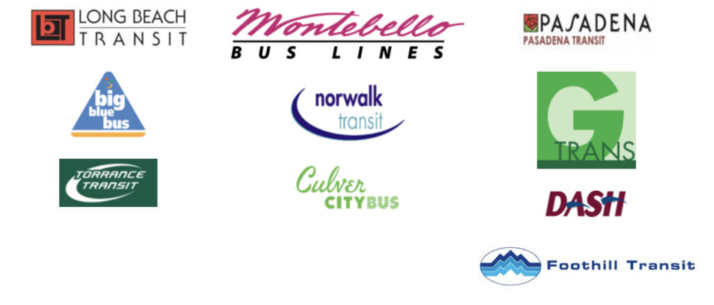 Logos of U-Pass Program Transit Partners